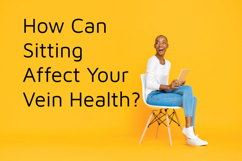 vein health sitting woman